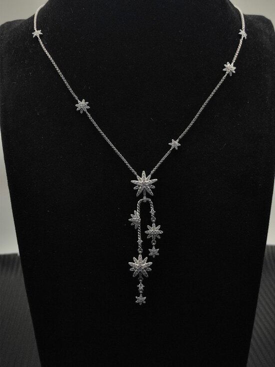 David Yurman​. Jewelry - David Yurman Silver Starburst Cluster Necklace